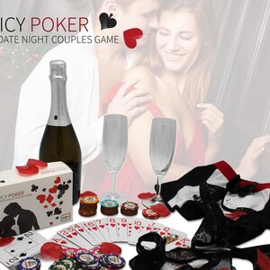 Spicy Poker - Romantisches Paar-Spiel für aufregende Abende! Perfekt für Valentinstag, Hochzeit oder Jahrestag!