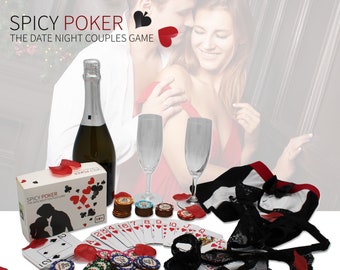 Spicy Poker - Romantisches Paar-Spiel für aufregende Abende! Perfekt für Valentinstag, Hochzeit oder Jahrestag!