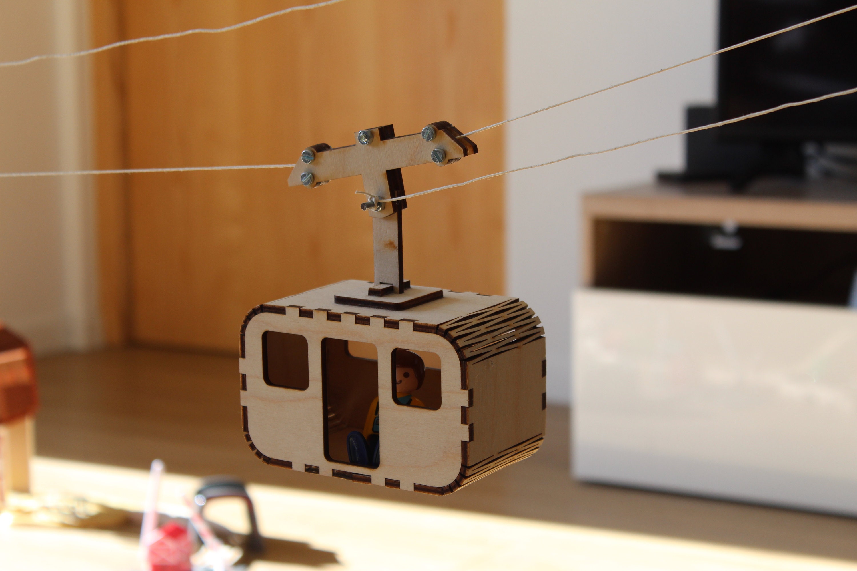 LIFTI - DIY Lasercut Files for Toy Cable Car Kit: Build Your Own ...