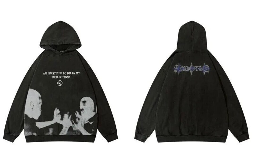 Dark Fashion Design Huge Hoodie main image 1