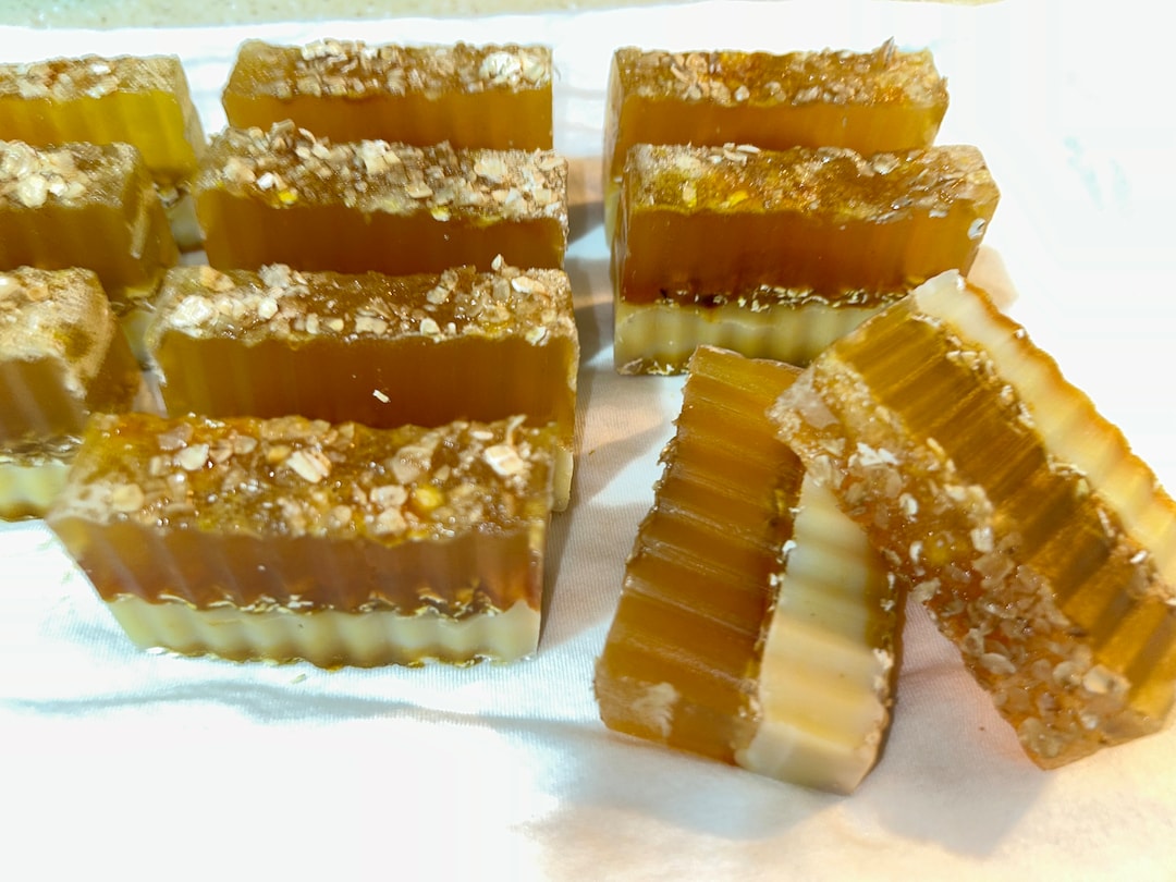 Oatmeal Honey & Turmeric Soap Etsy