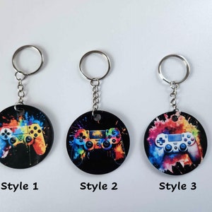 Black Playstation Zilli Console Joystick Keychain Bag Accessory 