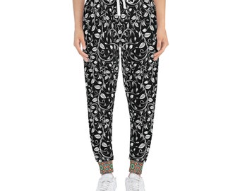 Floral Print - Athletic Joggers