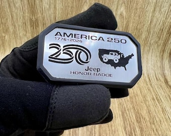 250 Years of America - Trail Badge for Jeep Wrangler 2dr