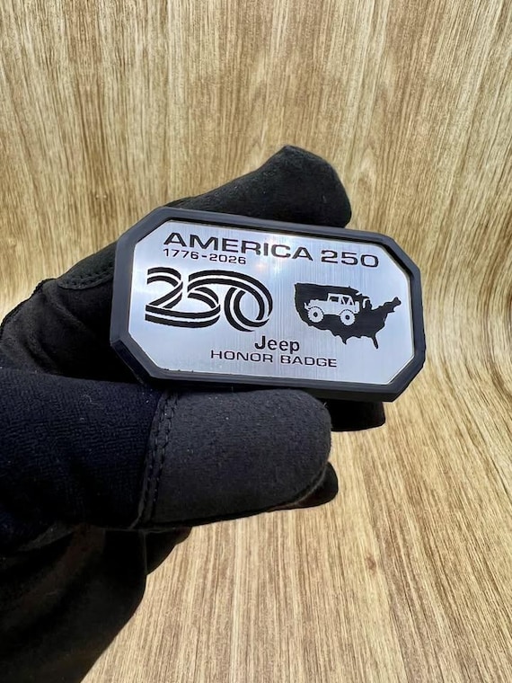 250 Years of America - Trail Badge for Jeep Wrangler 2dr
