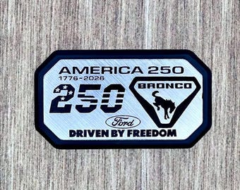250 Years of America Stars And Stripes - Trail Badge For Ford Bronco