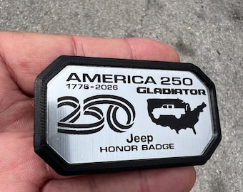 250 Years of America - Trail Badge for Jeep Gladiator