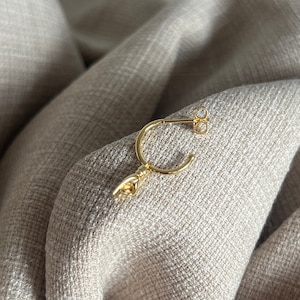 Rock and Roll Earrings · 925 Silver · Gesture Hand Jewellery · Mother&#39;s Day Gift · Cute Jewellery for Her · Gift for Rockstars