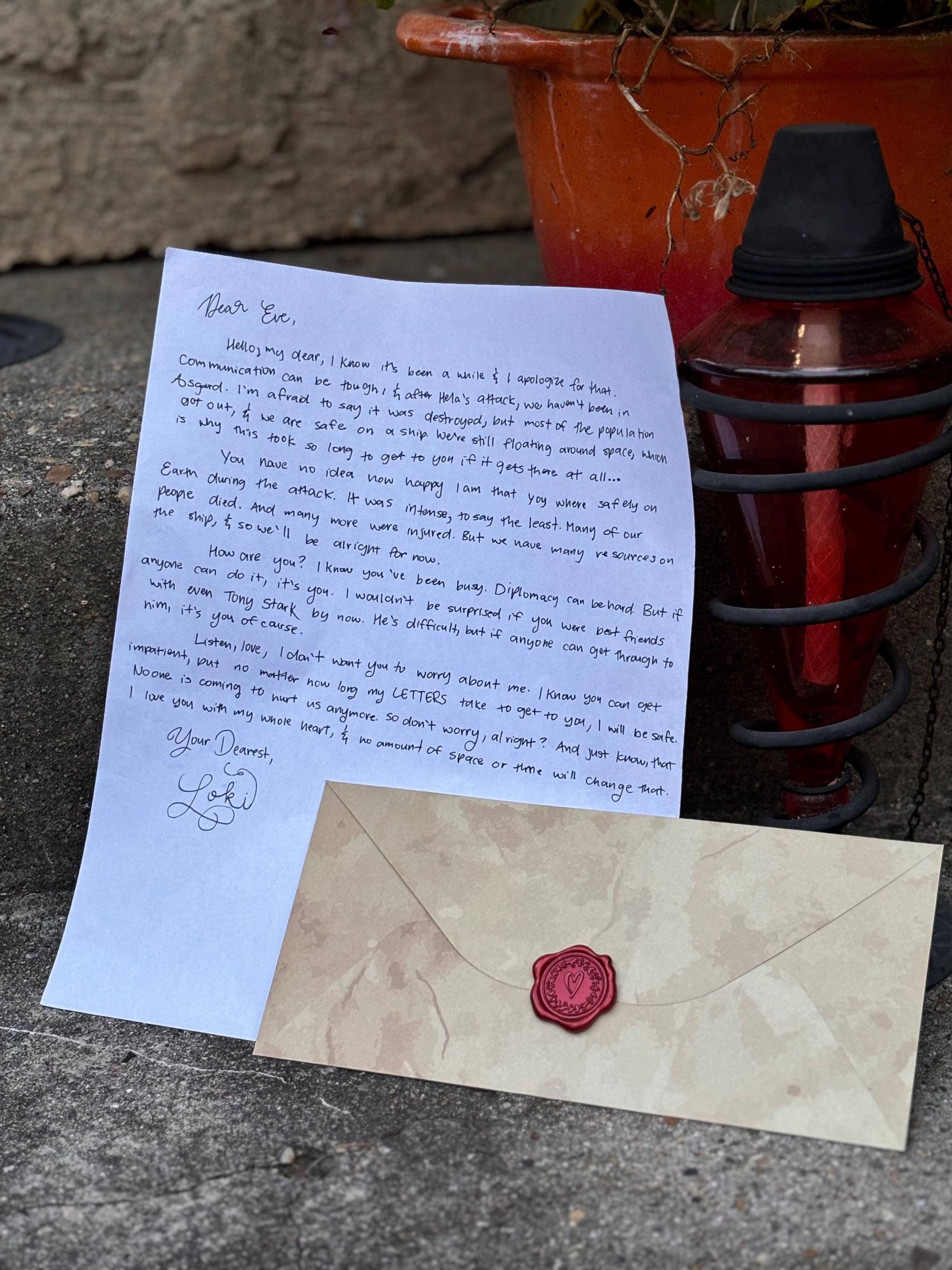 Letter from your Comfort Character