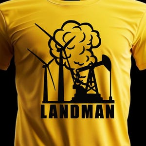 Paquete SVG Landman: Bomba de aceite, plataforma petrolífera, molino de viento (descarga digital)