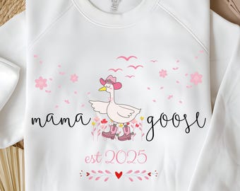 Mama Goose Png, Mama Silly Goose Png, Mothers Day Png, Happy Mother's Day Png, Coquette Mama Png, Mom Png, Gift for Mama Png