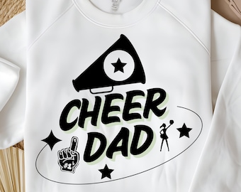 Cheer Dad Svg Png, Cheer Dad Shirt Cheer Svg ,Cheer Png, Cheer Clipart ,Fathers Day Svg  ,Cheerleader Svg ,Sports Dad Cheer Shirt Svg