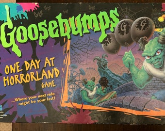 Goosebumps Board Game - One day in Horrorland - 1996