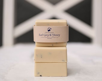 Earl Grey Honey Butter 3 oz. Lard & Shea Soap