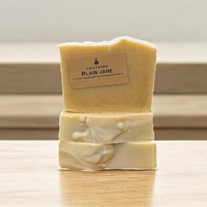 Plain Jane - BEZ ZAPACHU // Mydło z łoju i mleka koziego 6 uncji