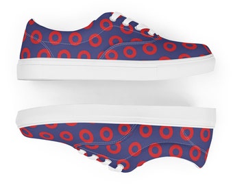 Phish donut rock band lace-up canvas shoes