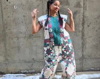 Holiday Quilt Jumpsuit