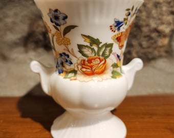 Vintage Aynsley Cottage Garden Small Urn Bud Vase Fine Bone China