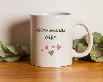 Mug personnalisé - Cadeau personnalisé - Témoin - St Valentin - 2024