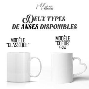 Mug personnalisé Cadeau personnalisé Témoin St Valentin 2024 image 8