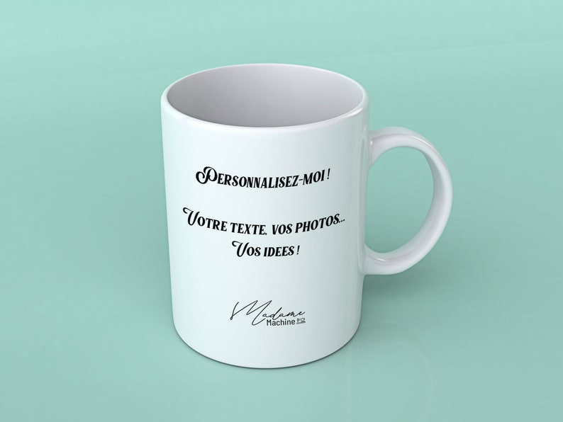 Mug personnalisé Cadeau personnalisé Témoin St Valentin 2024 image 2