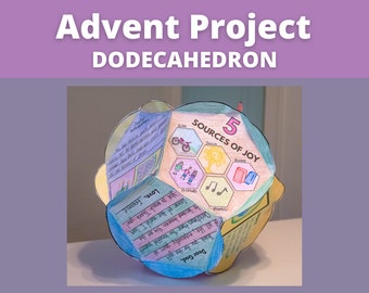 Advent Project Dodecahedron | Advent Themes and Christmas | Catholic Activity