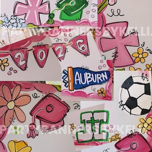 Senior Photo Board for Graduation Party Decor | Custom Trifold Poster Board for Picture Display at Senior Night or Graduation Open House image 14