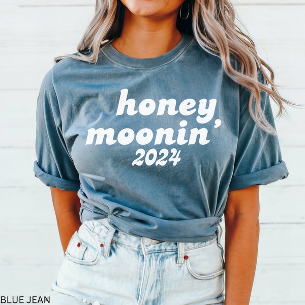 Honeymoon Shirt Engagement Gift Newlywed Gift Just Married Bridal Shower Gift Honeymoon Vibes Honeymoon Tee Matching Bride Groom Shirt