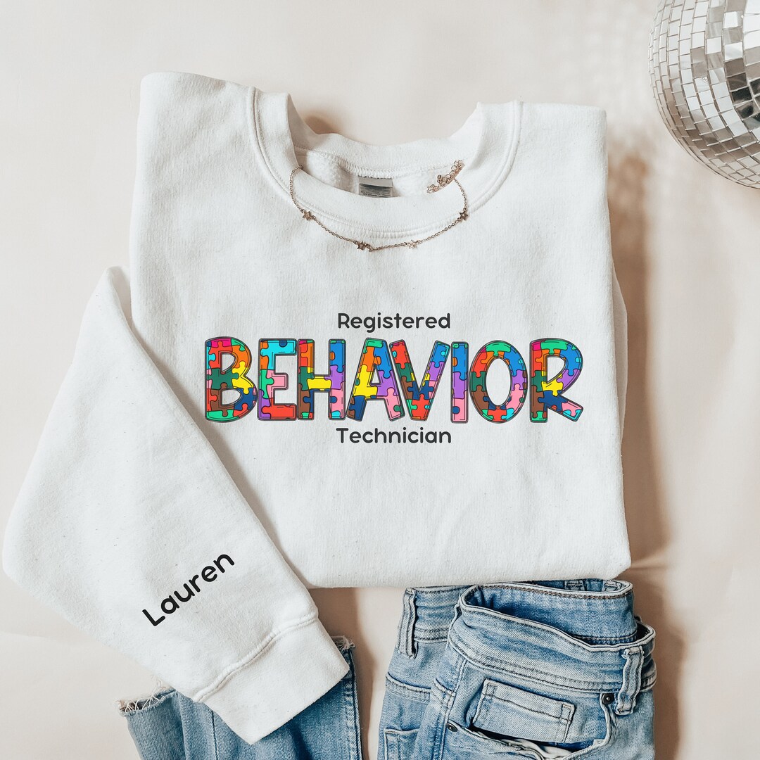 RBT Sweatshirt Custom RBT Shirt Registered Behavior Technician Shirt ...