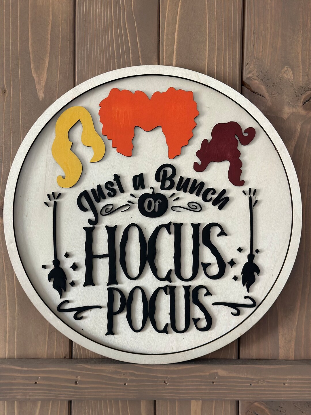 12x12 Hocus Pocus Halloween Wall Sign or Door Sign - Etsy