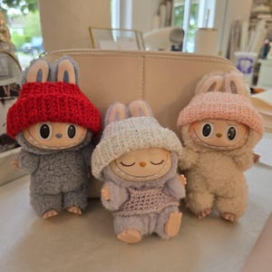 Labubu Beanie Crochet Outfit