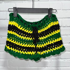 Jamaica Mesh Crochet Shorts with Bikini Matching Set image 3