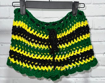 Jamaica Mesh Crochet Shorts