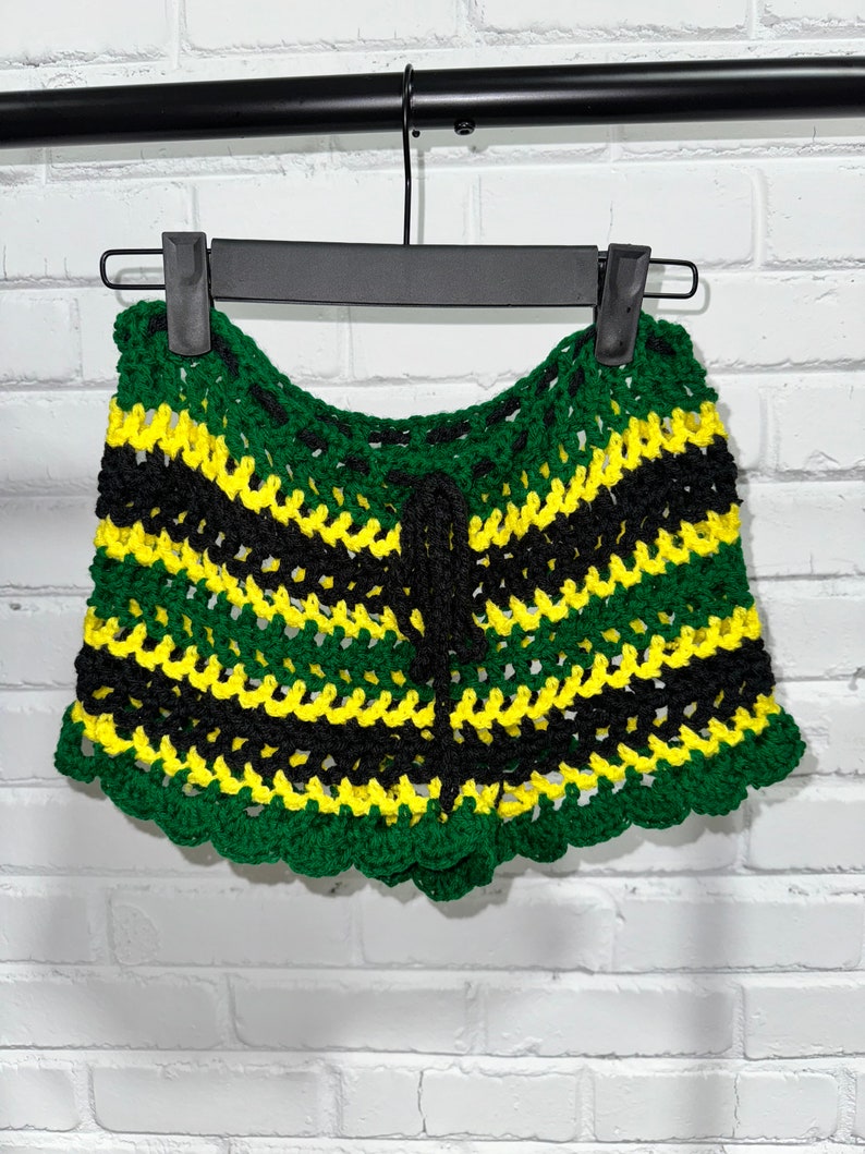 Jamaica Mesh Crochet Shorts with Bikini Matching Set image 3