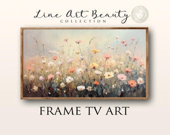 Frame TV Art Alpine Meadow - Impressionist Landscape (Digital Download)