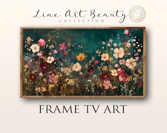 Wildflower Field - Frame TV Art - Vibrant Floral Digital Download
