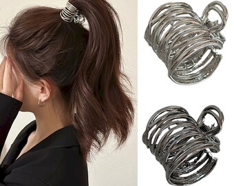 Women High Ponytail Clip Fixed Hairpin Small Shark Clip Fashion Hair Accessories