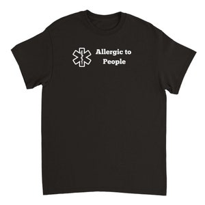 Allergic - Heavyweight Crewneck T-shirt