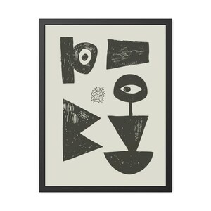 Jonathan 1 - Abstract Geometric Framed Poster Artwork - Modern Home Decor