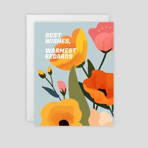 Best Wishes, Warmest Regards - Grußkarte