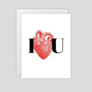 Io ho un cuore umano per te - Biglietto d'auguri