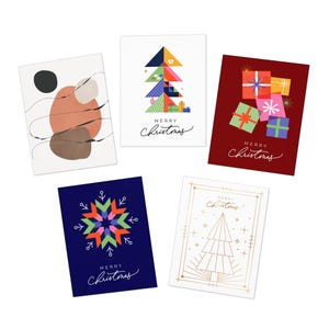Buon Natale - Set di 5 biglietti d'auguri assortiti