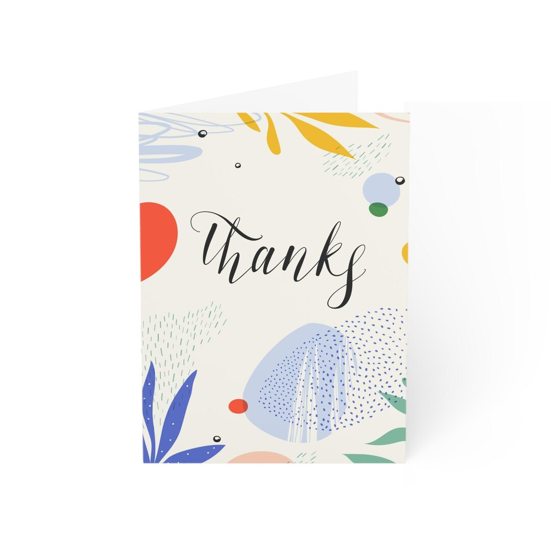 Thanks Spring Mode Thanks (spring) - Greeting Card - Etsy