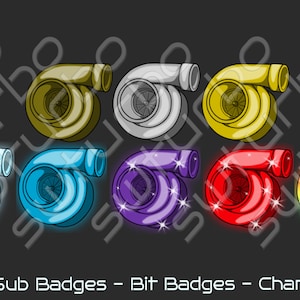 Turbo Sub Badges / Bits Badges / Channel Points / Emotes - Multipack -