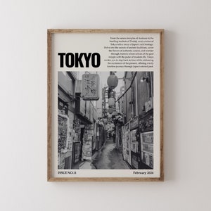 Tokyo Cityscape Wall Art – Japan Travel Print, Modern Skyline Poster, Asian Home Decor, Gift for Travelers