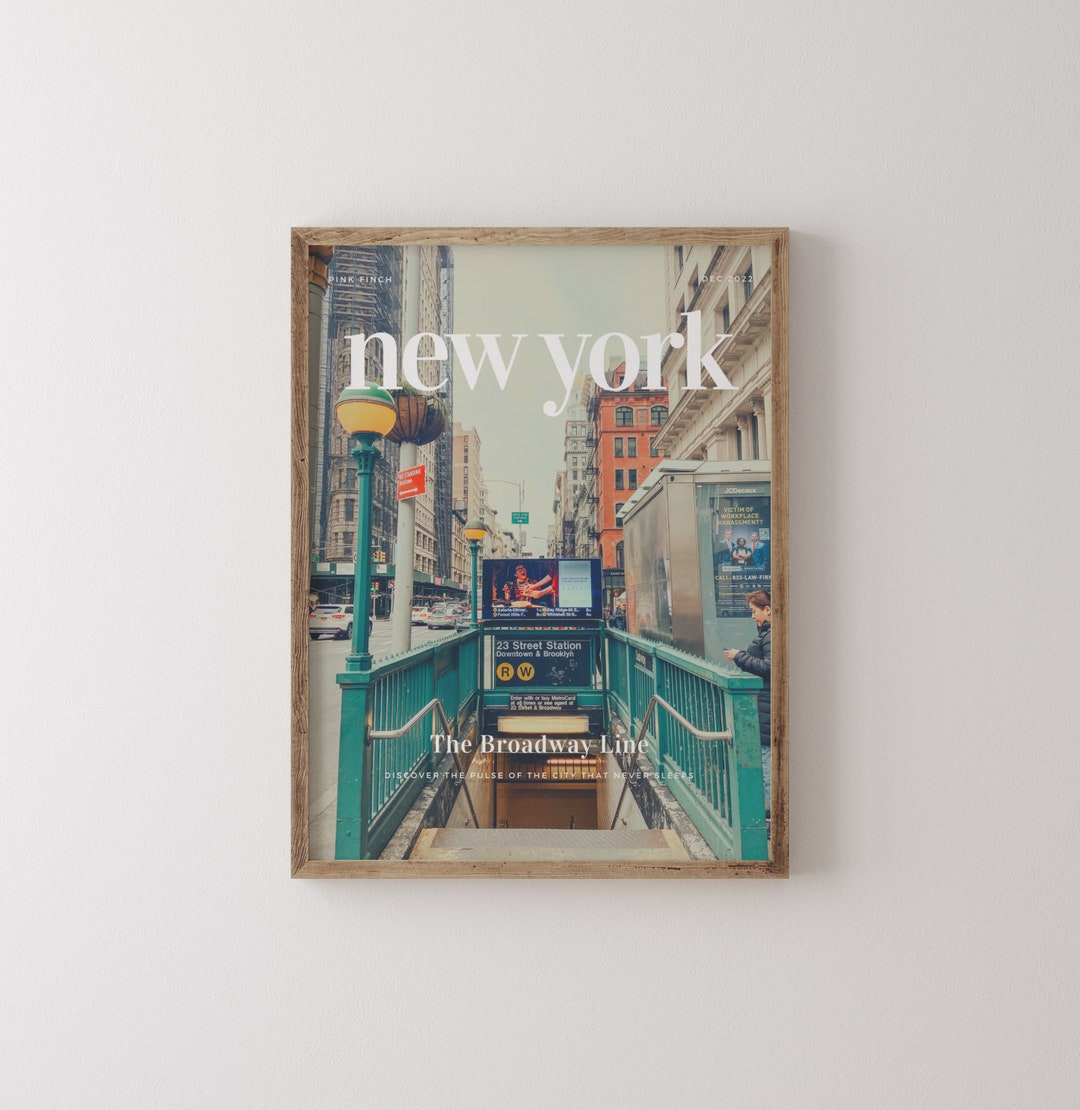 New York Subway Print - Etsy