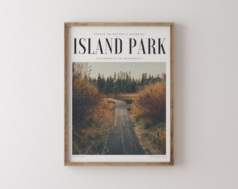 Island Park / Dock Print