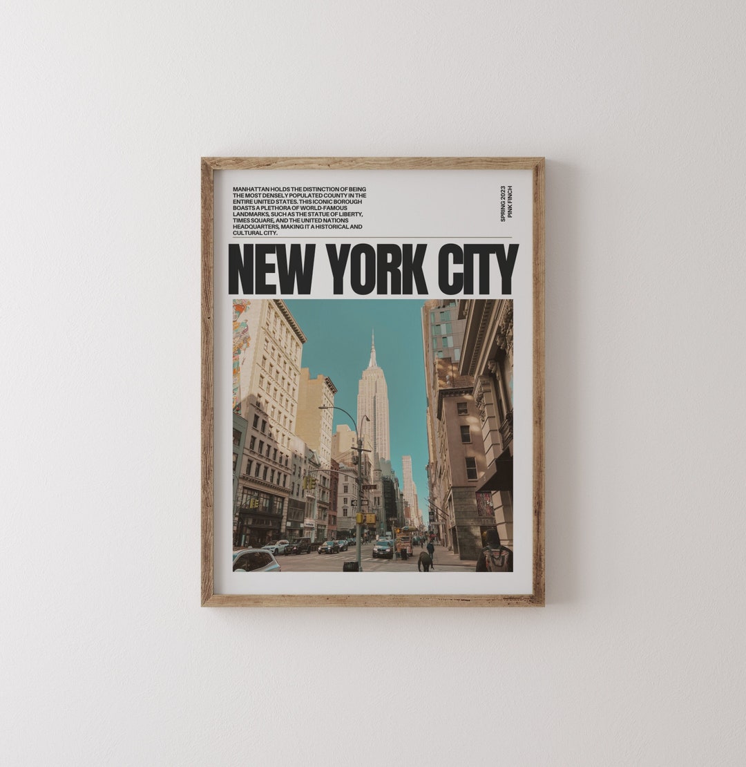Empire State Building Print: New York City Skyline Art - Etsy