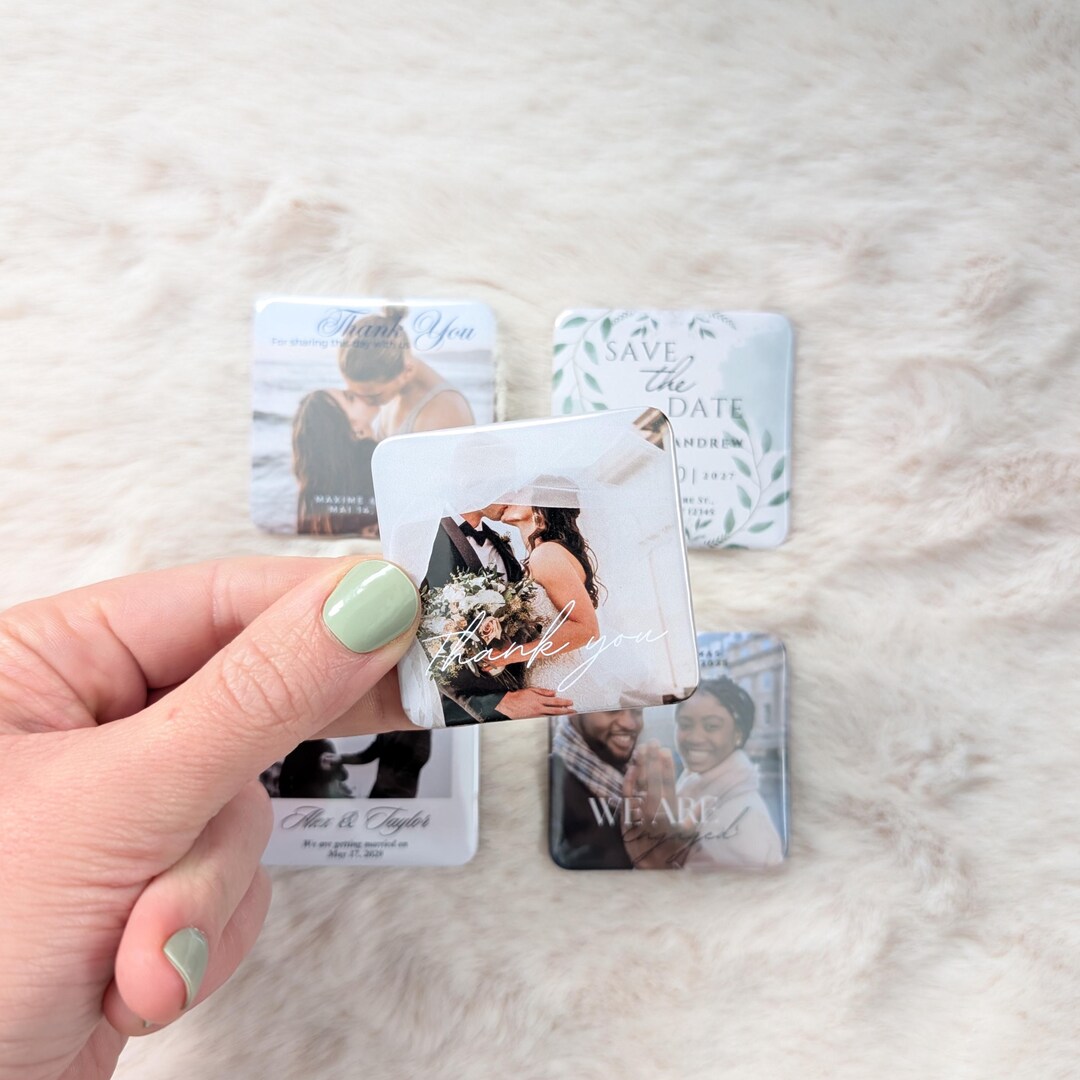 Magnet Invitations Save the Date Magnet | Wedding Favor Magnet | Personalized Photo Magnet ...