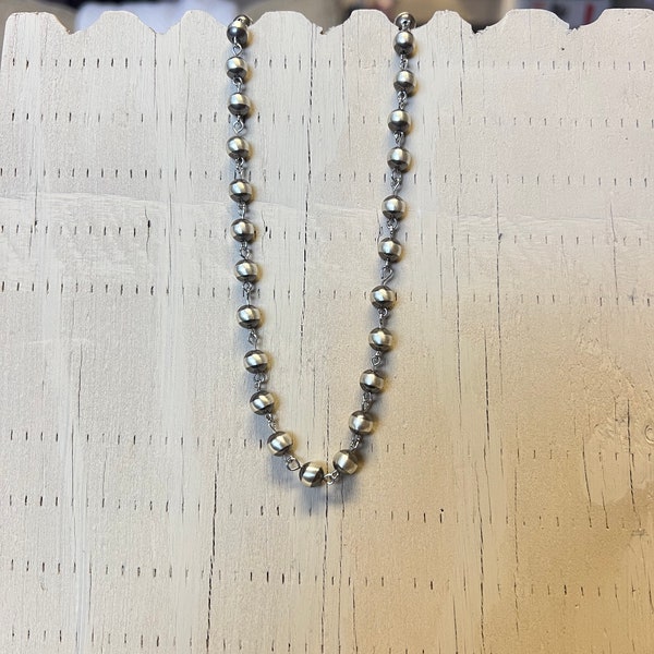 Authentic Navajo Pearl Rosary Necklace/Bracelet